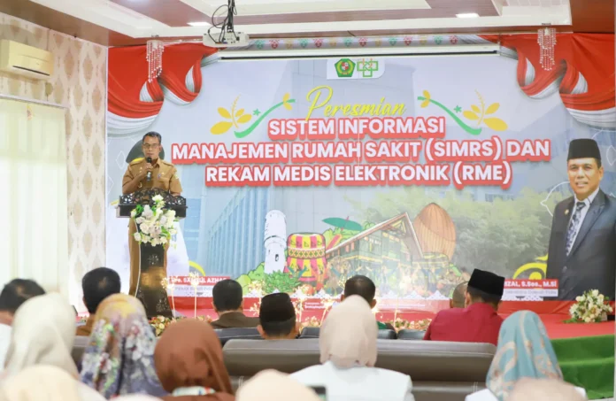 Pj Bupati Pidie Resmikan Sistem Informasi Manajemen RS dan Rekam Medis Elektronik di RSUD Tgk. Chik Ditiro Sigli