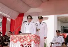 HUT ke-81 RI, Bupati Pidie Pimpin Upacara dan Serahkan Remisi ke 124 Warga Binaan upati Pidie H. Sarjani Abdullah, S.H., M.H. bertindak sebagai Inspektur Upacara pada peringatan HUT ke-81 Kemerdekaan Republik Indonesia Tahun 2026 di Halaman Gedung Pidie Convention Center (PCC), Senin (17/08/2026).